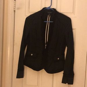 Fitted w/Stretch sides. Moves with you and ADORBS!